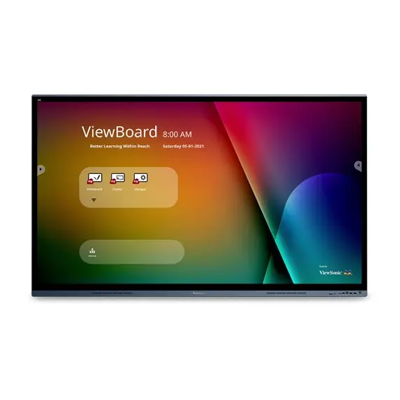 شاشة فيوسونيك سمارت أنتر أكتف 75 بوصة | IFP7533-أصدار اخر | ViewSonic ViewBoard IFP7533 75″ 4K Interactive Display